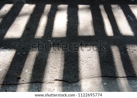 Silhouette jail,prison,Abstract background Royalty-Free Stock Photo #1122695774