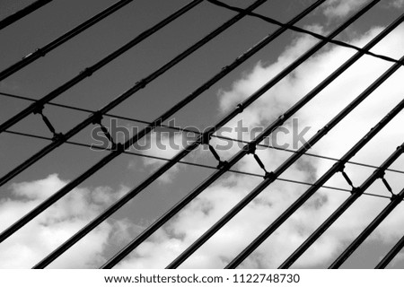 Abstract lines in the sky