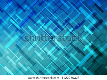 Light BLUE vector template with repeated sticks. Blurred decorative design in simple style with lines. The pattern can be used for busines ad, booklets, leaflets