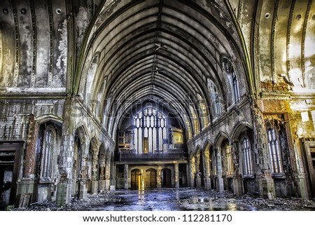 Abandoned St Agnes Church Royalty-Free Stock Photo #112281170