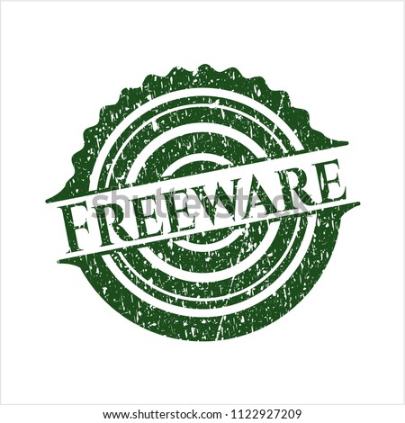 Green Freeware distress rubber grunge texture seal