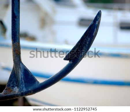 navy boat anchors detail