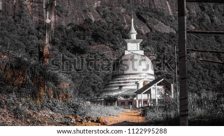 Hidden temple in Sri Lanka