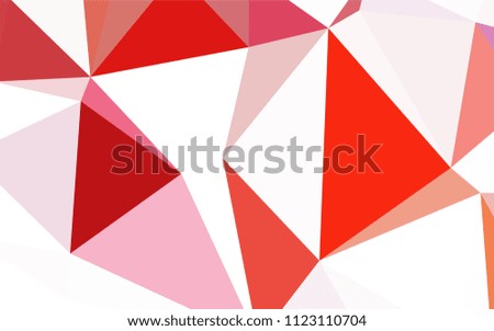 Light BLUE vector triangle mosaic cover. Colorful abstract illustration with triangles. Textured pattern for your backgrounds.