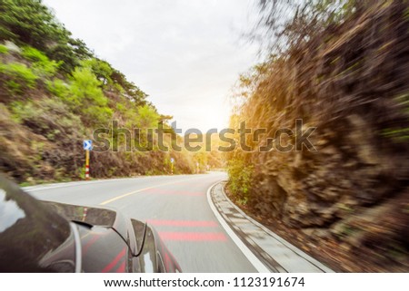Mountain road image