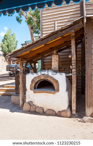 White old stone oven. Sioux city. Gran Canaria, Canary Islands. Spain.