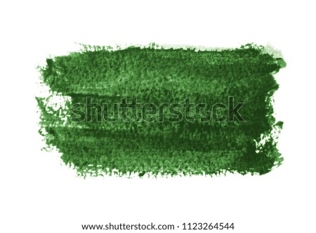Green ink background painted by brush.