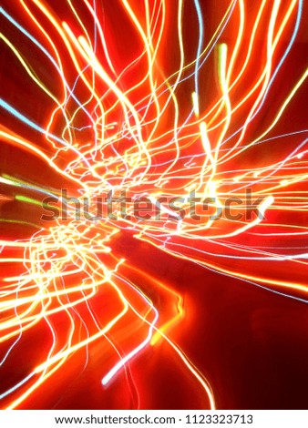 Abstract background of the motion of the light.