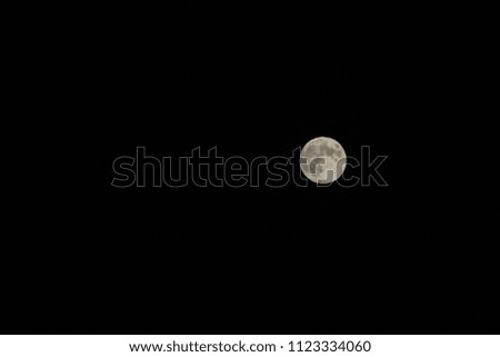 Full moon with dark night