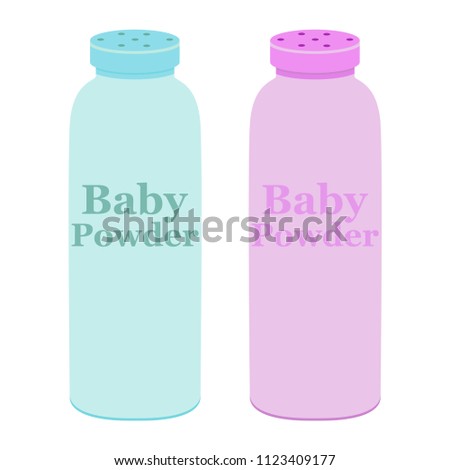 Baby powder. Vector illustration. EPS 10.