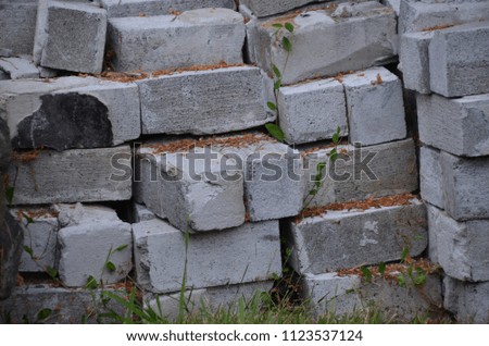 A pile of bricks