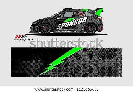 car decal design vector. abstract background for vehicle vinyl wrap