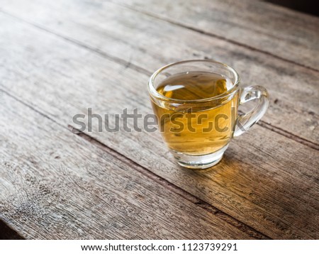 Cup of Tea on Wooden Table