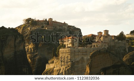 Rock Monasteries in Meteora, Greece.