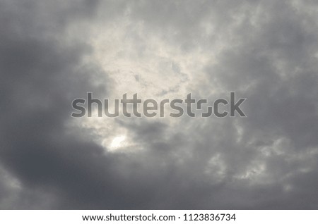 Clouds in the sky. Nature photography