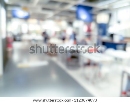 Abstract background of shopping mall on Hong Kong