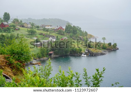 Beautiful countryside in Norway