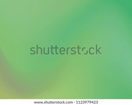 Green gradient background. Pale blurred abstract patter. Spring, summer design. Vector illustration