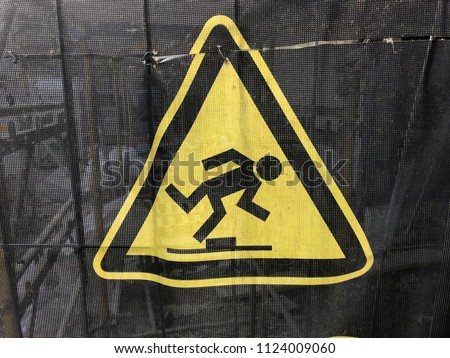 Warning Sign Danger Alert Stumble Tumble
