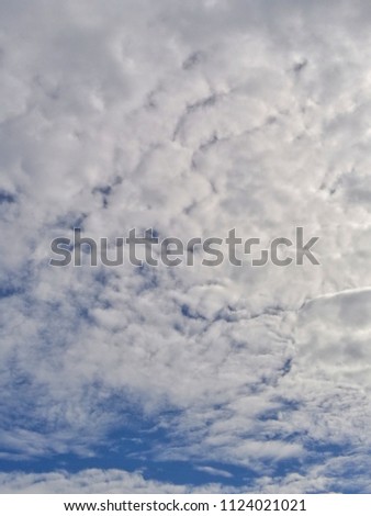 Sky with clouds beautiful Background nature