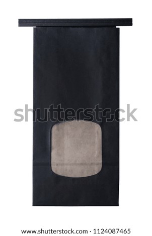 Pharmaceutical bag photographed over a pure white background.