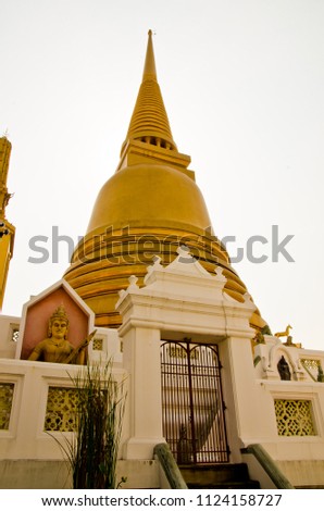 Wat Bowonniwet temple near khao san road, Bangkok ,Thailand