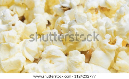 background texture of the popcorn corn macro photo