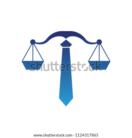 Law vector design for logo