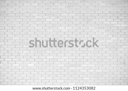 The old vintage white brick wall use for background
