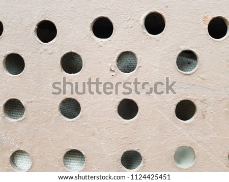 Perforated plate, macro