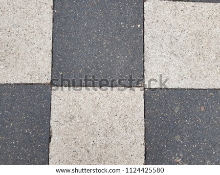 black and white tile pattern