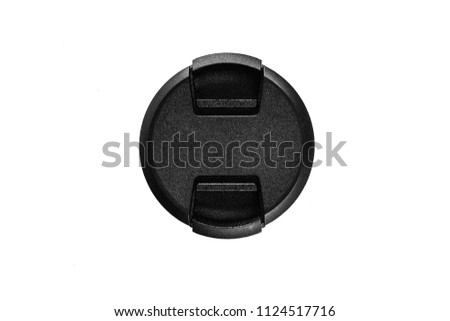 lens cap 55mm on a white background