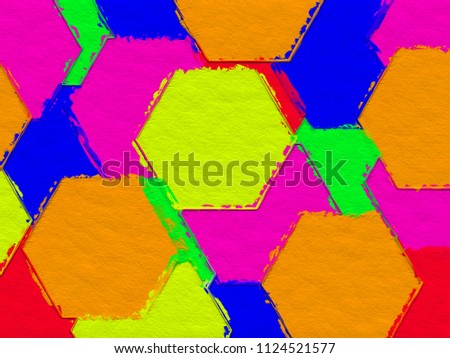 Color pastel splashes Sample Surface for your design. Gradient background texture is blurry. Love poly consisting .Beautiful. Used for paper design, book. in abstract shape Website work, stripes,tiles