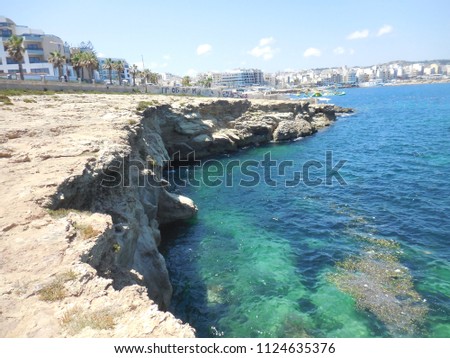 One of several photos in Bugibba, Malta, a picturesque resort, with many attractions and beautiful places to snap photos