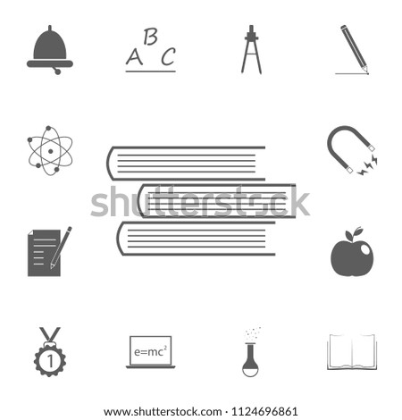 stack of books icon. Detailed set of Education icons. Premium quality graphic design sign. One of the collection icons for websites, web design, mobile app on white background