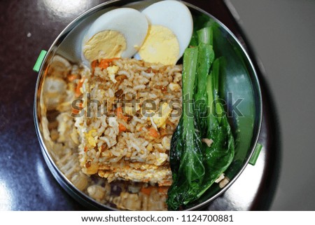 Homecook Fried rice kid's breakfast