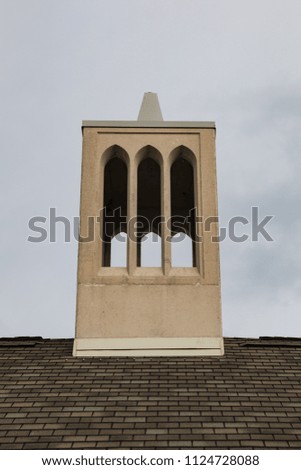 A church tower in Lakeshore Park in Knoxville Tennessee