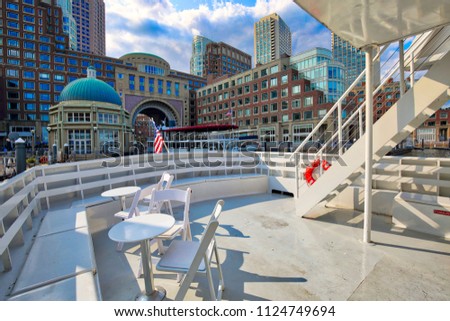 Boston Harbor and harbor boat tours