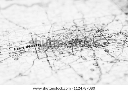 Dallas, United States map