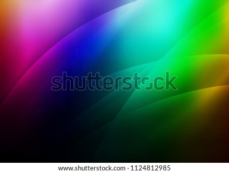 Dark Multicolor, Rainbow vector template with repeated sticks. Glitter abstract illustration with colored sticks. Smart design for your business advert.