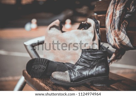 branded Italian shoes, advertising photo