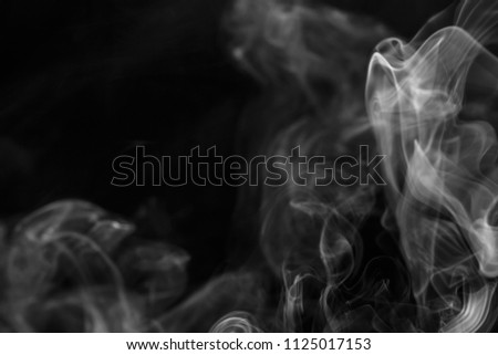smoke on dark background