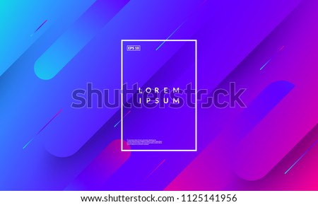 Minimal geometric background. Gradient shapes composition. Eps10 vector. Royalty-Free Stock Photo #1125141956