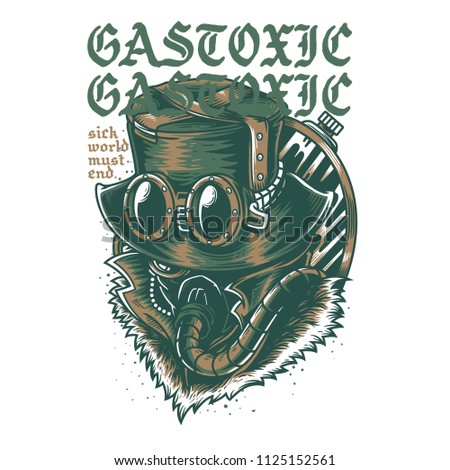 Gas Toxic Light Illustration