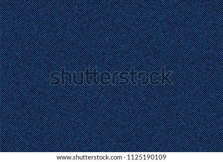 vector background of blue jeans denim texture Royalty-Free Stock Photo #1125190109