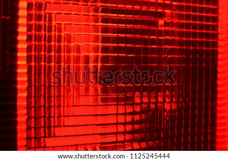 background with red and white color, car lantern as a graphic picture