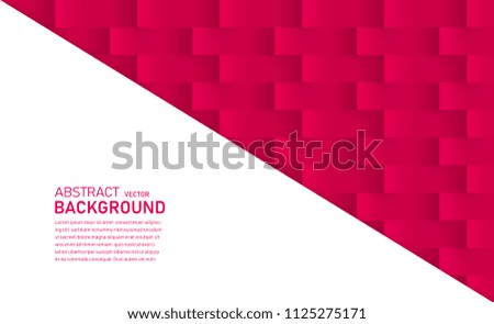 Burgundy abstract texture. Vector background 3D paper in origami style can be used in presentation, website, mobile application, cover design, book design, corporate identity design or advertising.