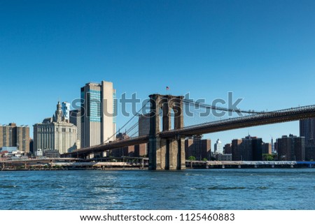 Brooklyn Bridge Park with Lower Manhattan skyline at early morning | JUN 25, 2018 | EDI CHEN