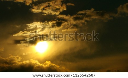Clouds in a Golden Sky