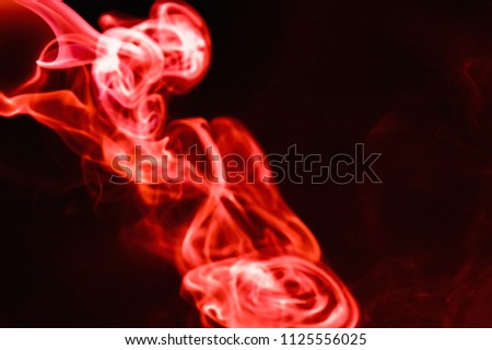 Red Smoke abstract background.